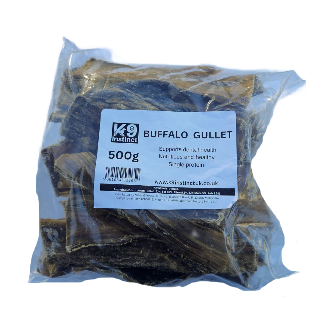Buffalo gullet for dogs and free shipping in UK