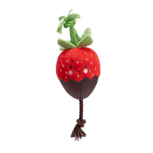 H/P Chocolate Dipped Strawberry Plush Toy