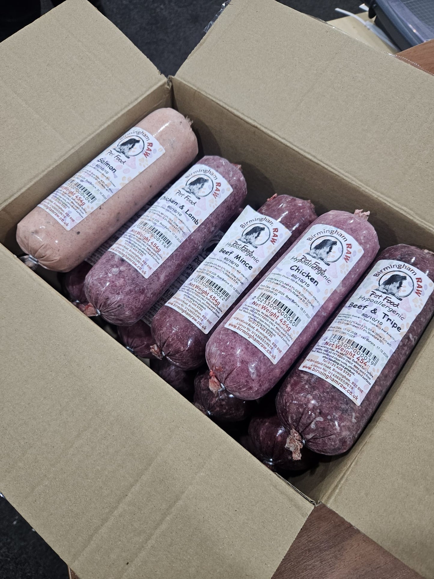 Birmingham raw mixed box raw dog food in Wiltshire