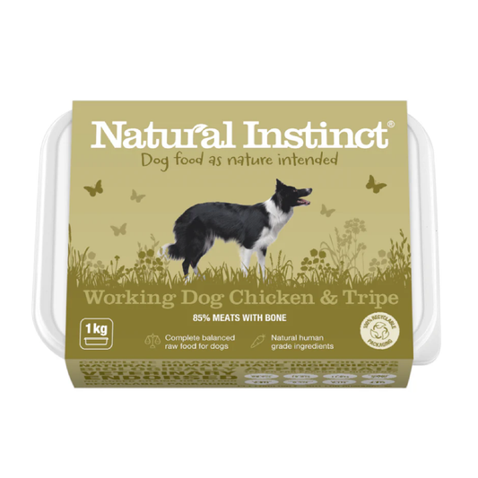 Natural Instinct raw dog food in Wiltshire