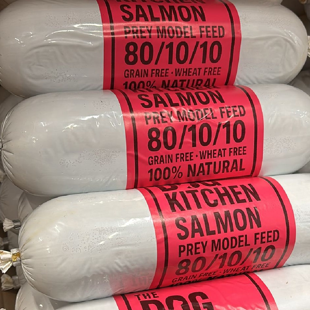 salmon prey model feed for dogs