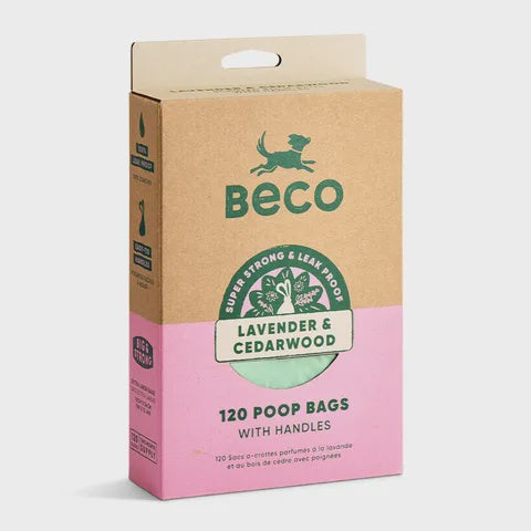 Large Poop Bag with Handles - Lavender & Cedarwood - 120