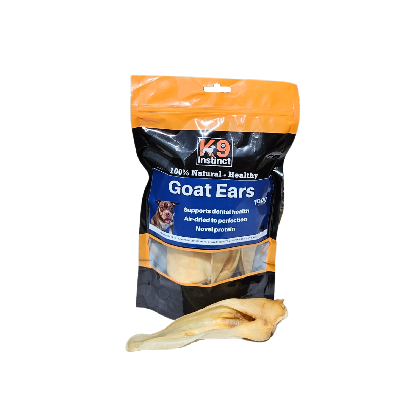 K9 Instinct Goat Ears 100g