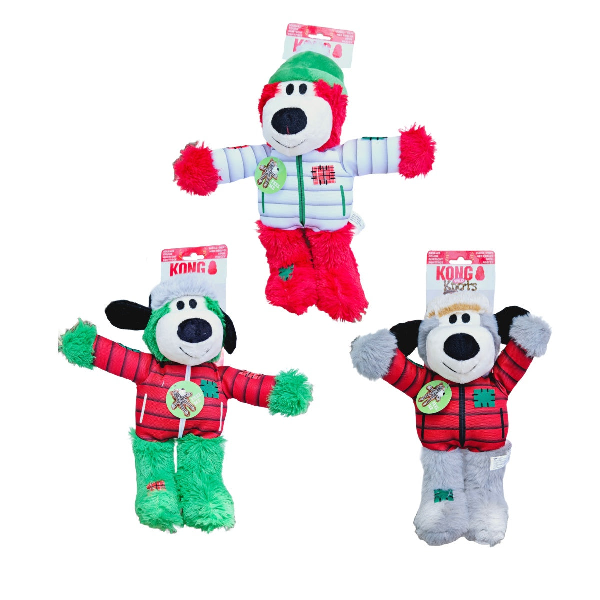 Kong Holiday Wild Knots Bear M/L