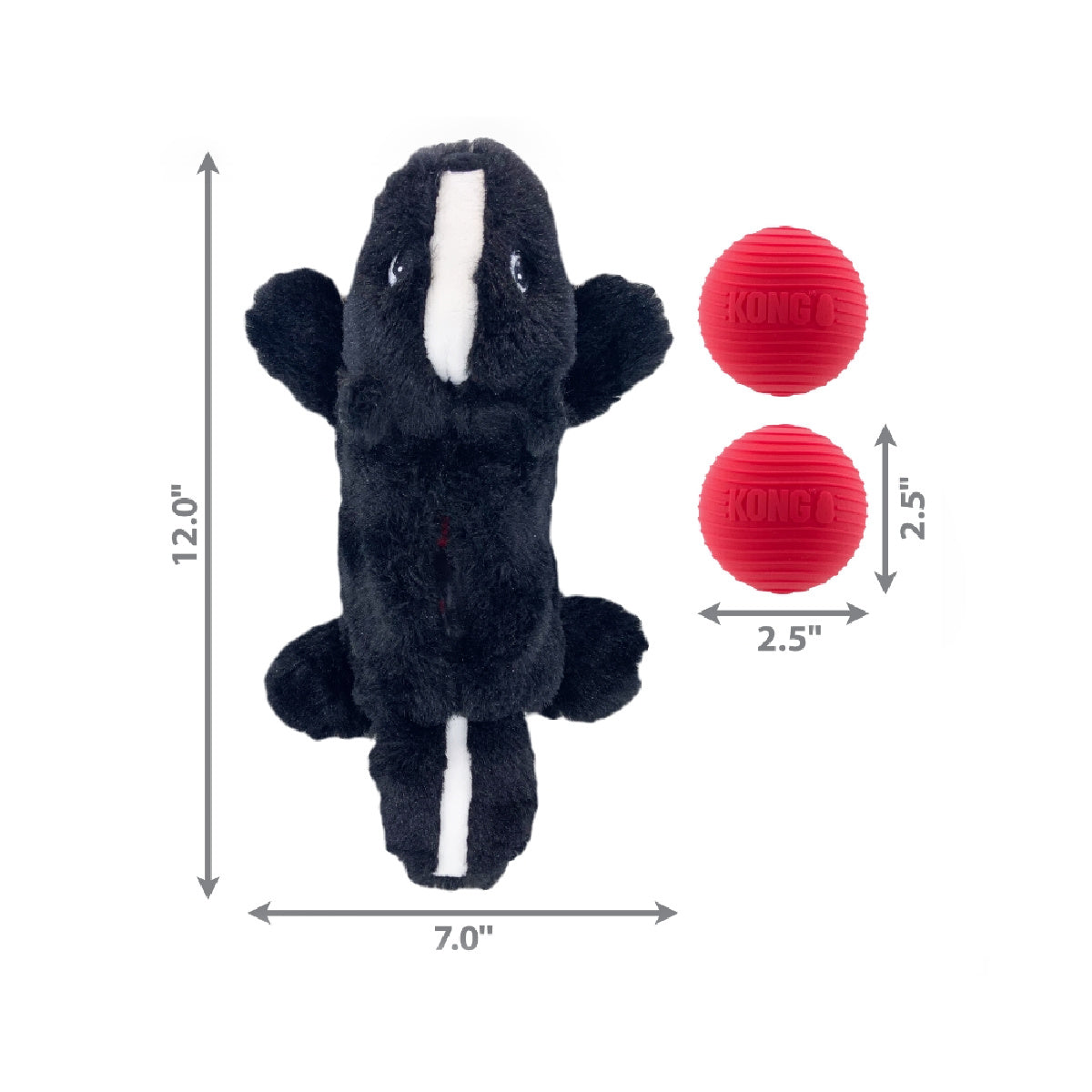 Kong Pocketz Skunk - S
