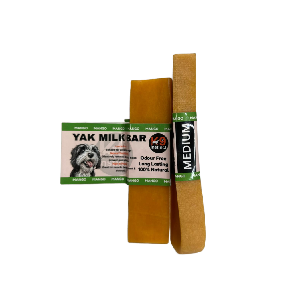 Yak milk bar medium mango flavour for dogs