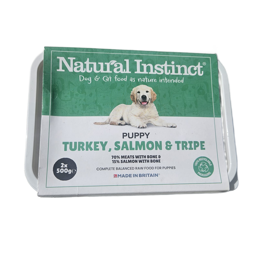 NI Puppy Turkey, Salmon & Tripe 2x 500g