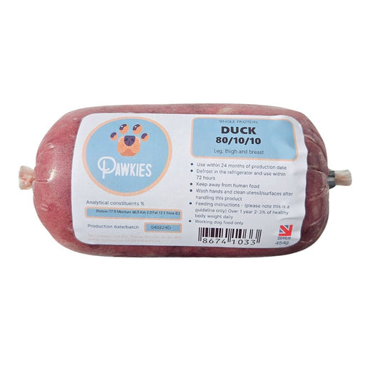 Pawkies raw dog food in Wiltshire