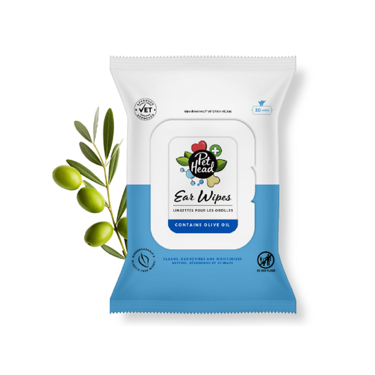 Pet Head Healthy Ear Wipes 30pk
