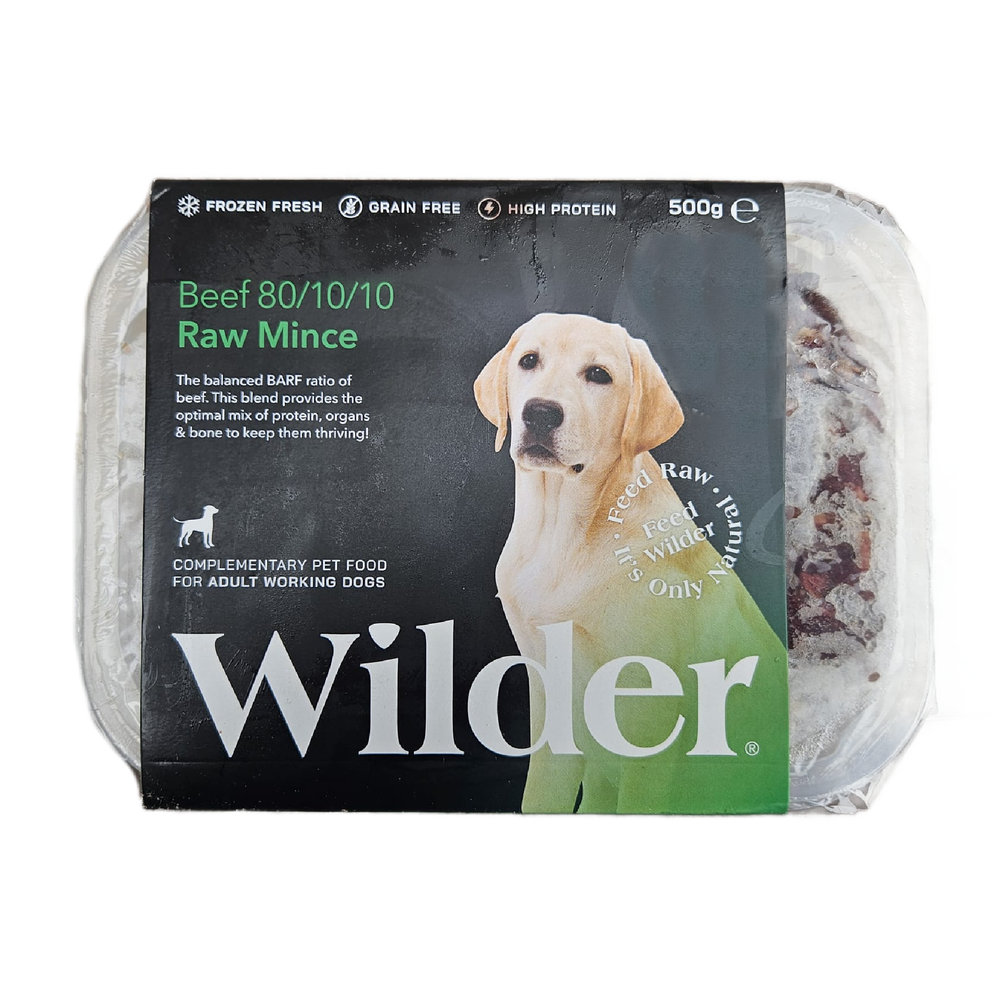 Wilder raw dog food in Wiltshire