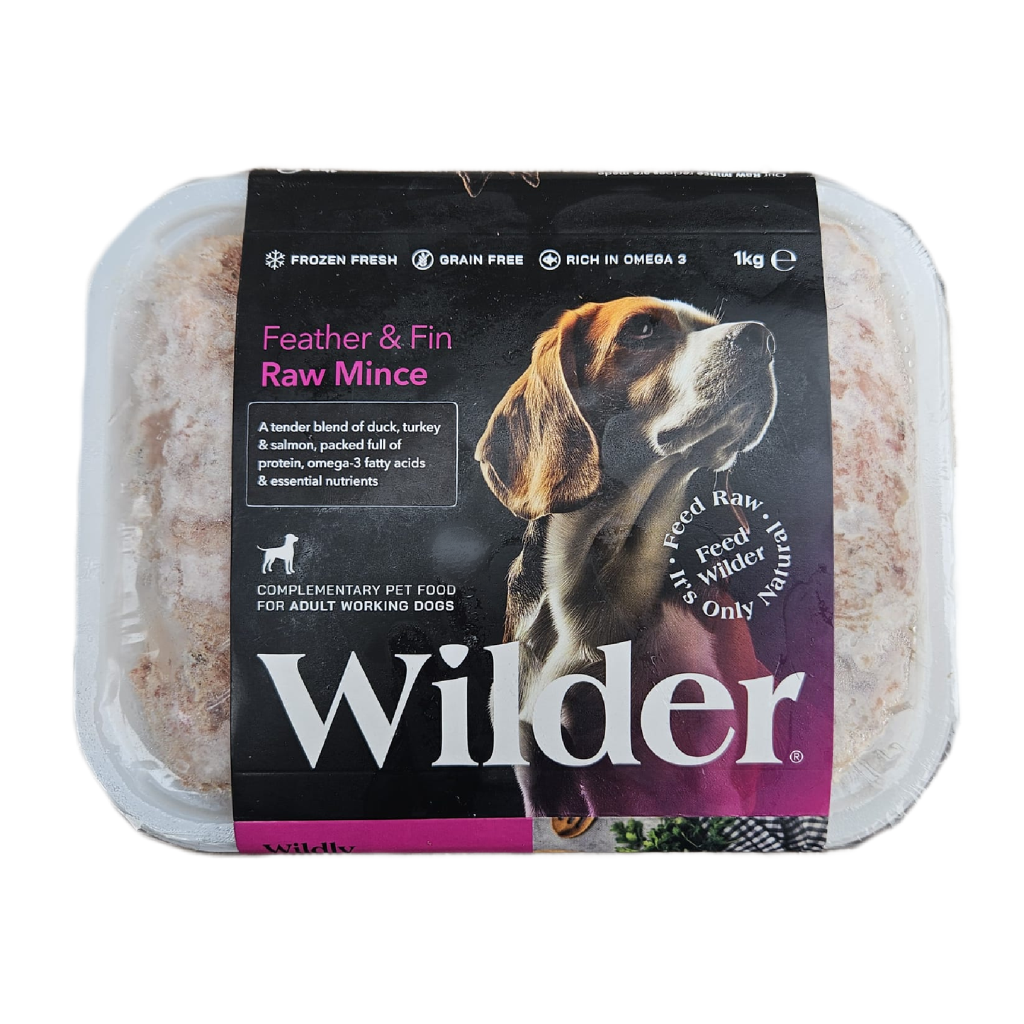Wilder raw dog food in Wiltshire