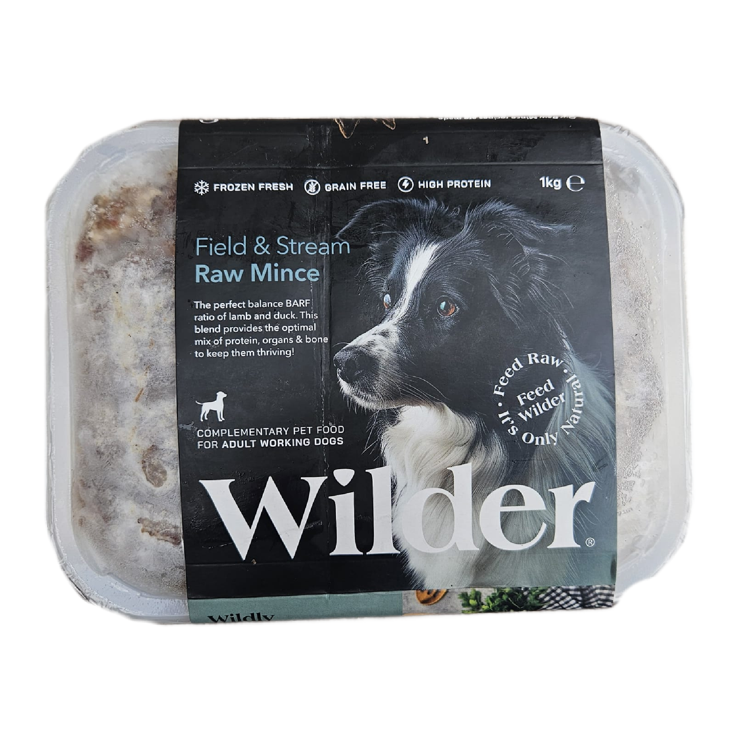 Wilder raw dog food in Wiltshire