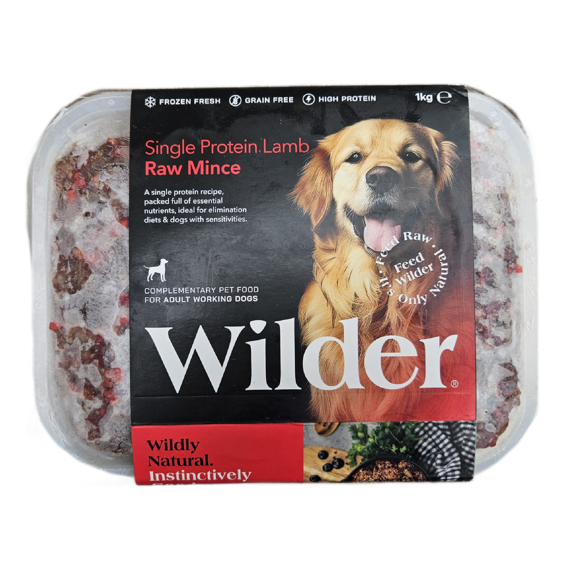 Wilder raw dog food in Wiltshire