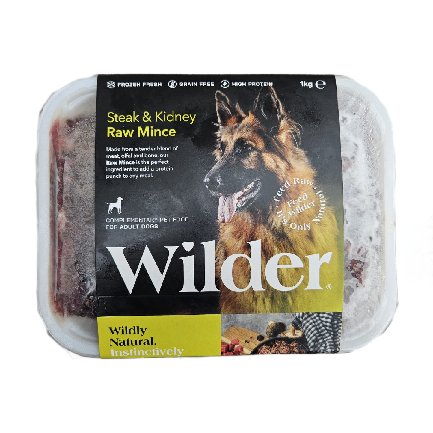 Wilder raw dog food in Wiltshire