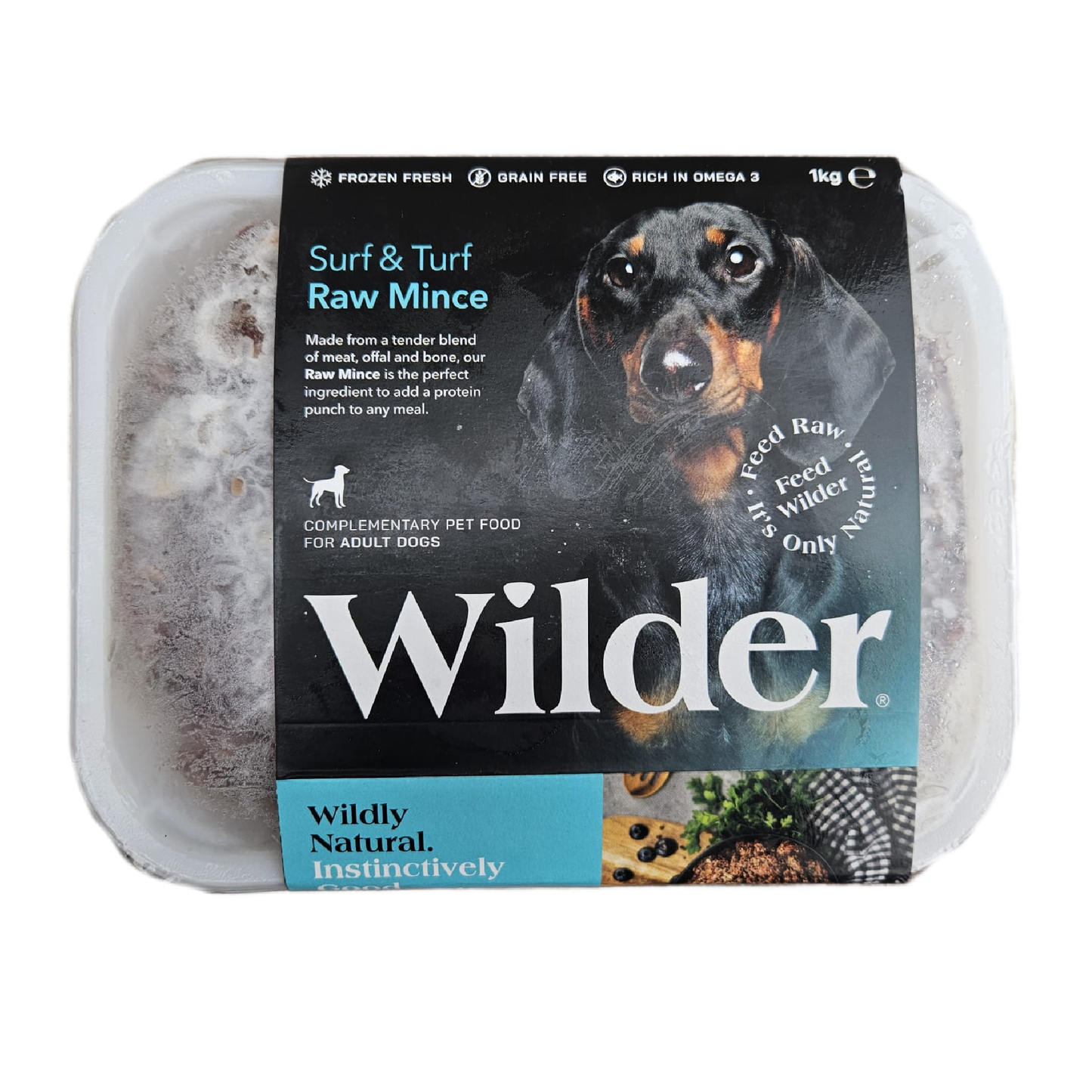 Wilder raw dog food in Wiltshire