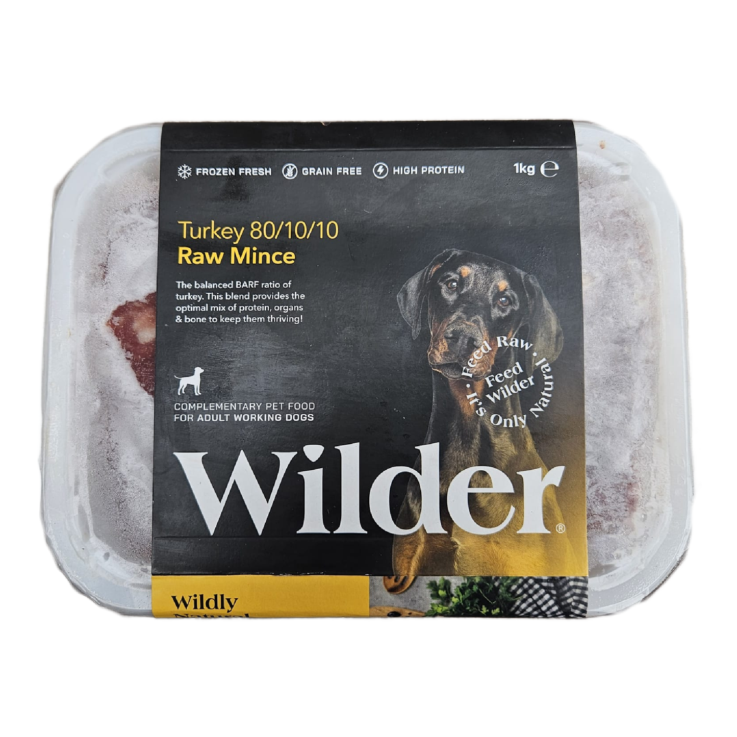 Wilder raw dog food in Wiltshire