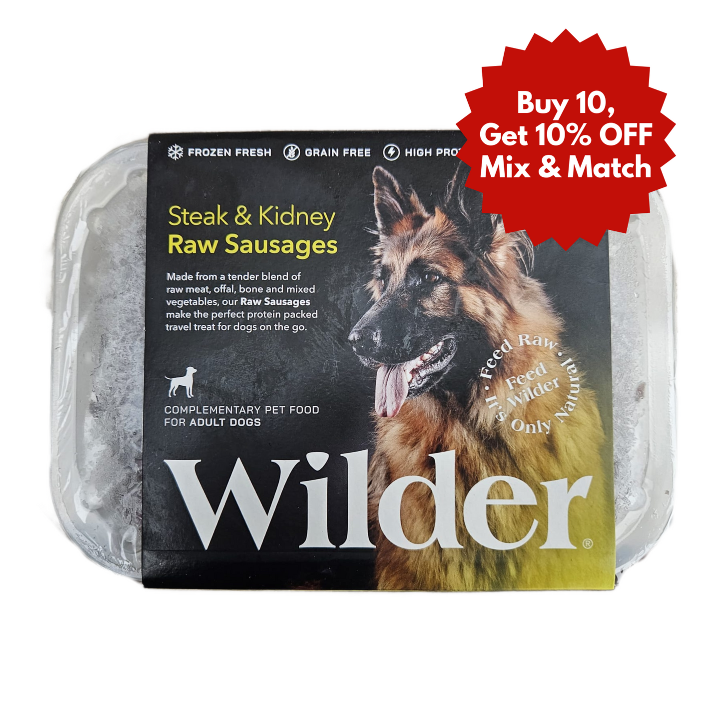 Wilder raw dog food in Wiltshire