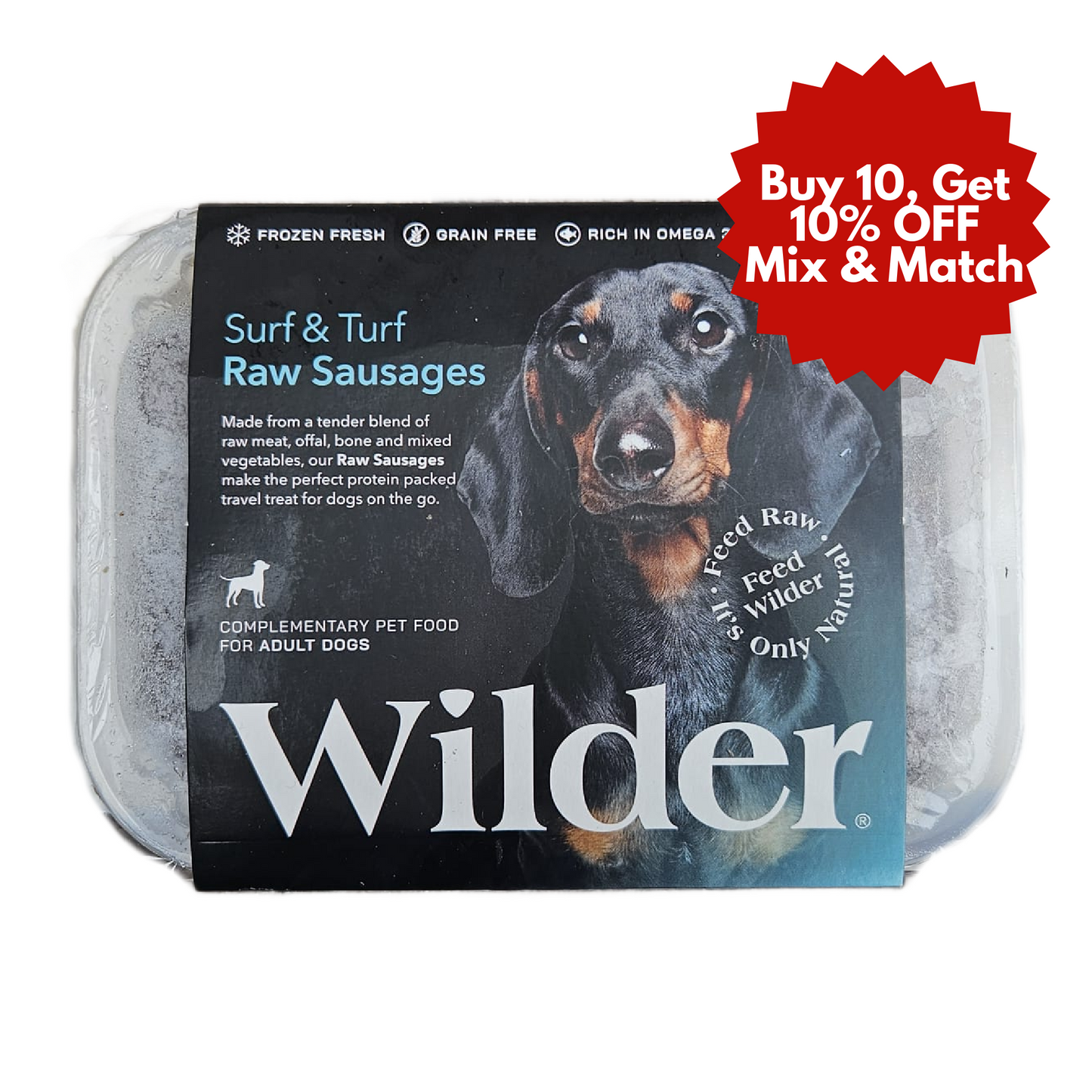 Wilder  Surf and Turf  sausages 360g