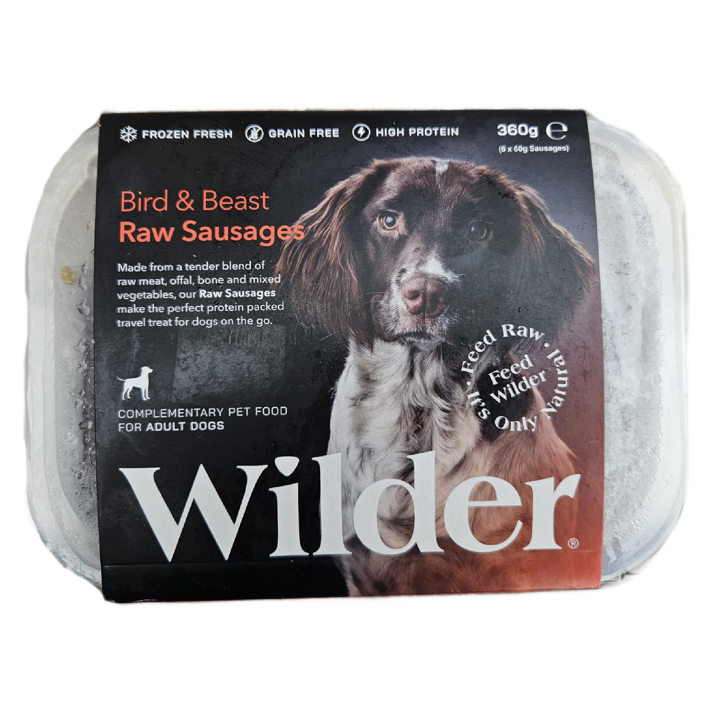 Wilder raw dog food in Wiltshire