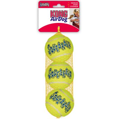 Kong Air Squeaker Tennis Ball 3pk - Medium