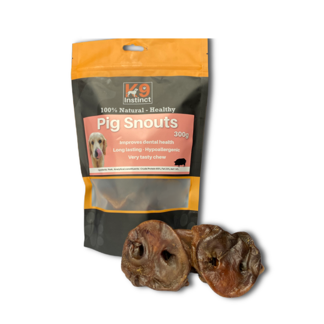 K9 Instinct UK Pig Snouts - natural dog chew