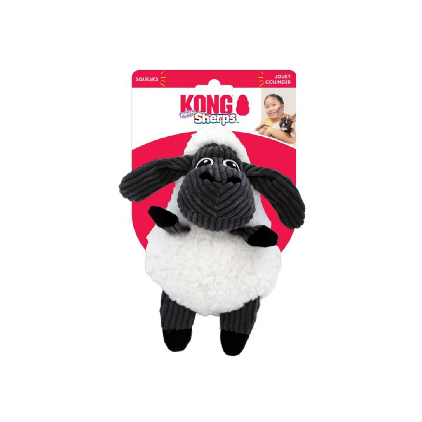 Kong Sherps Floofs Sheep - Medium