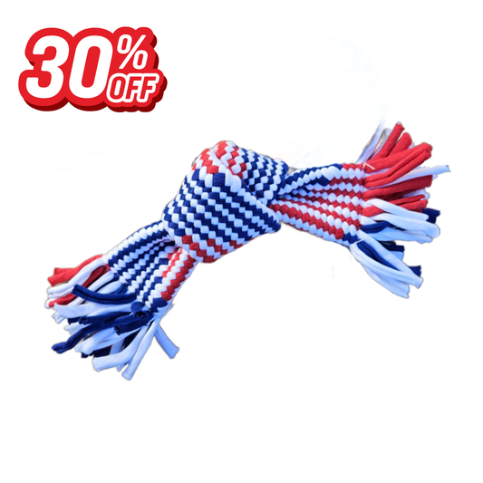 Twist-Tee Recycled 1 Knot & Tassel Tugger - Large