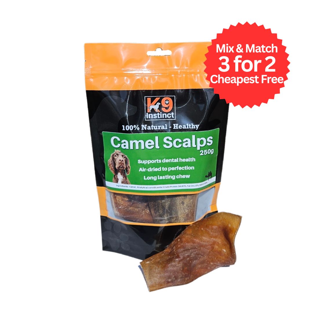 K9 Instinct Camel Scalp - natural chews for dogs