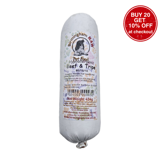 BR Beef & Tripe 454g single protein