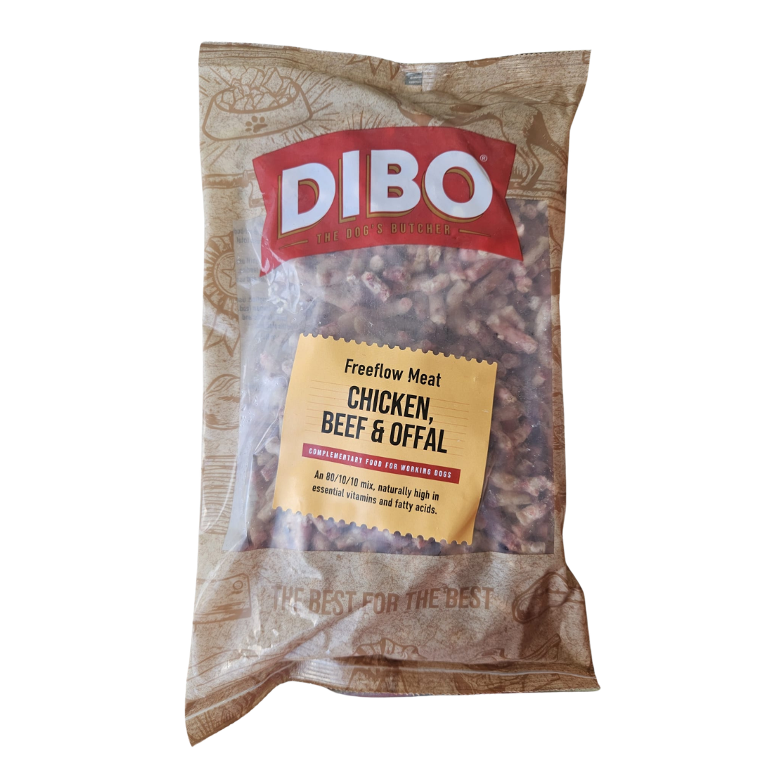 Dibo Chicken, Beef and offal raw dog food in Wiltshire
