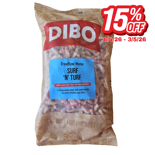 Dibo Surf n Turf raw dog food in Wiltshire