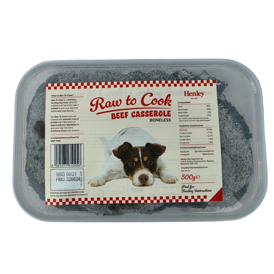 Henley Beef Casserole Raw to Cook 500g