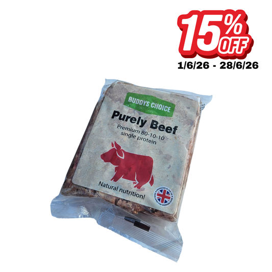 Buddys Choice Purely Beef 454g 80/10/10