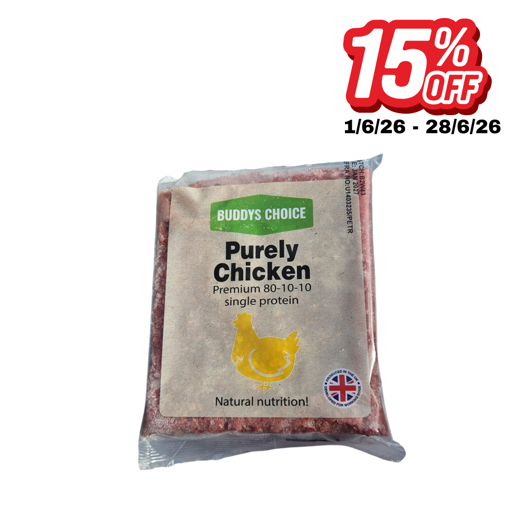 Buddys Choice Purely Chicken 454g 80/10/10