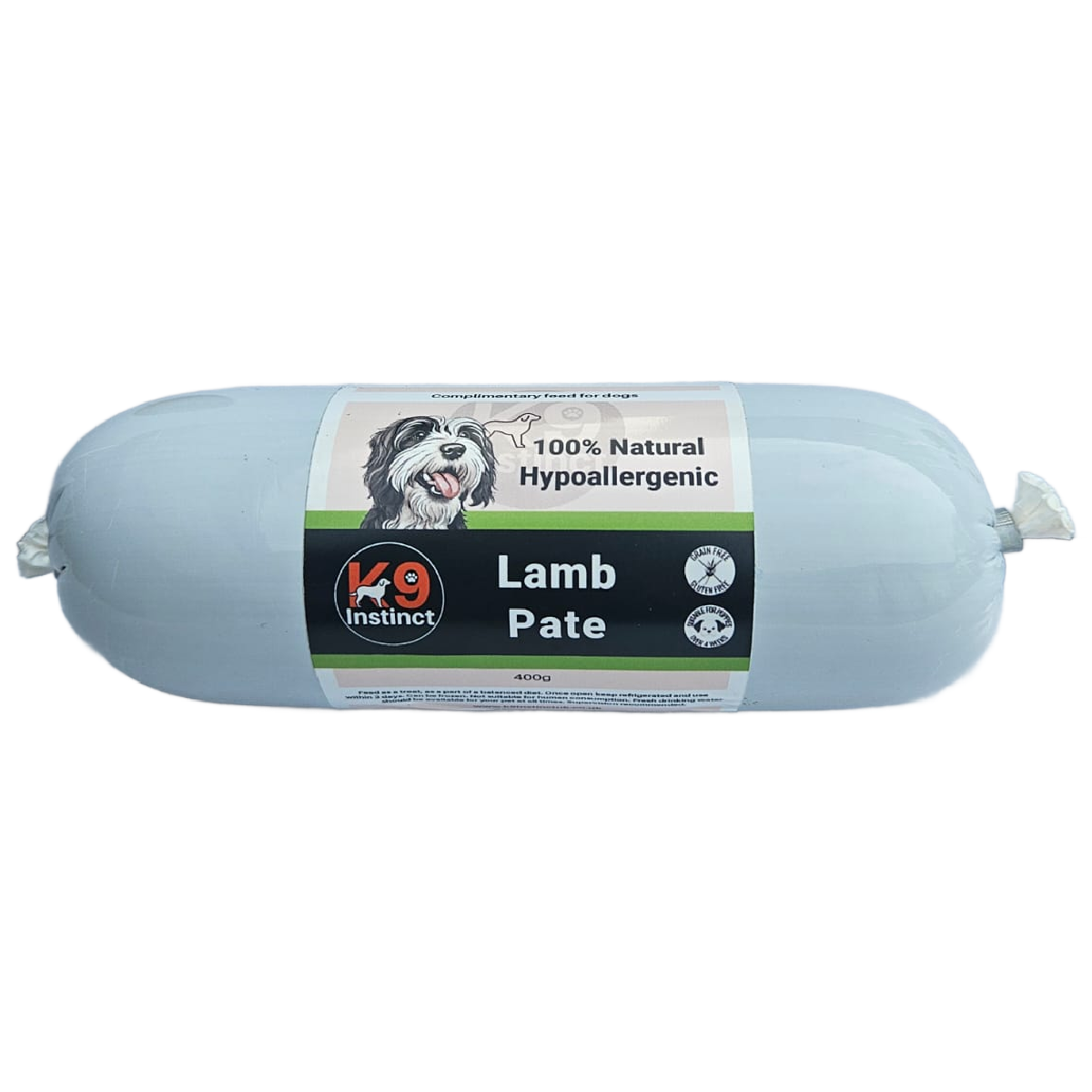 K9 Instinct Pate 400g - Lamb