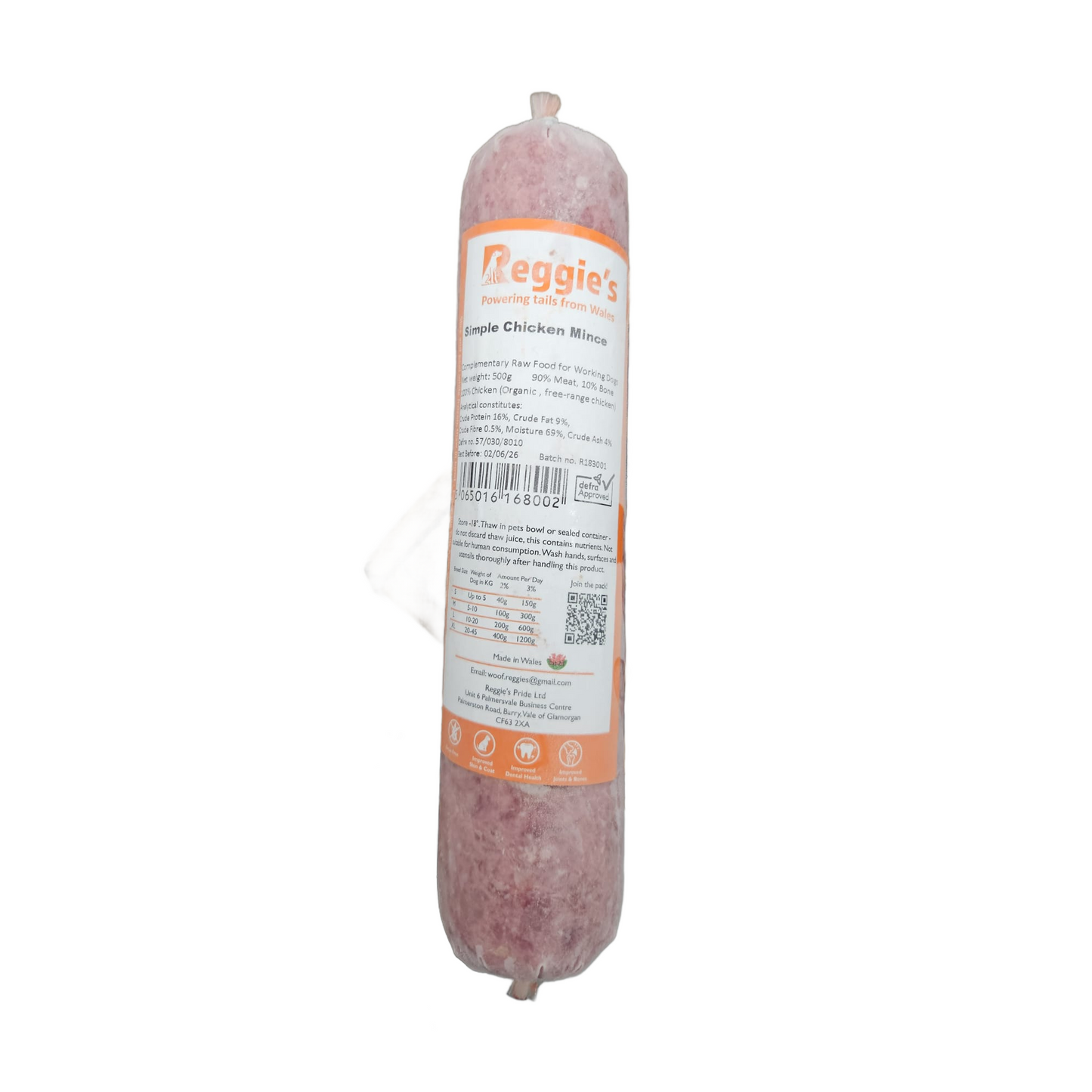 Reggies Chicken 90/10 500g