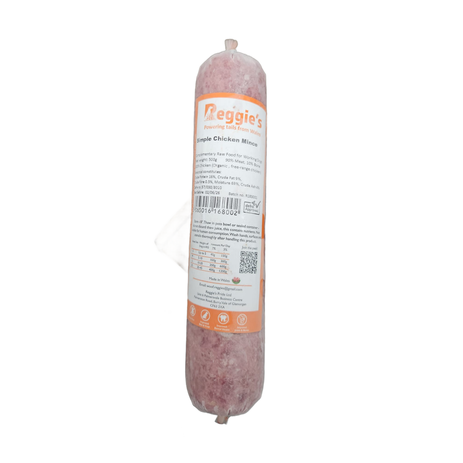 Reggies Chicken 90/10 500g