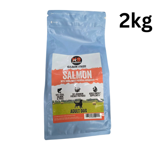 Salmon, Trout, Sweet Potato & Asparagus, Grain Free 2kg