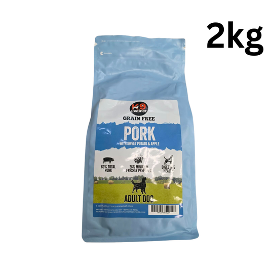 Pork, Sweet Potato & Apple, Grain Free 2kg