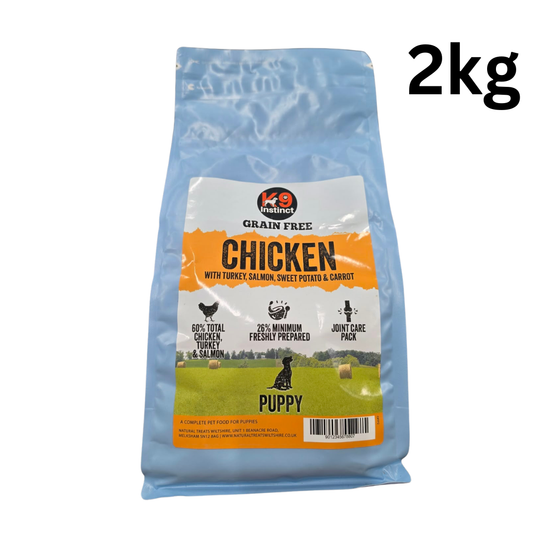 Puppy Chicken with Sweet Potato,Carrots & Peas, Grain Free 2kg
