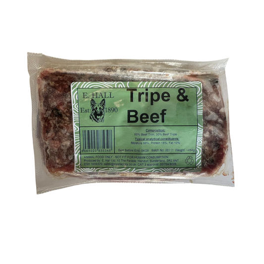 Tripe Factory raw dog food in Wiltshire