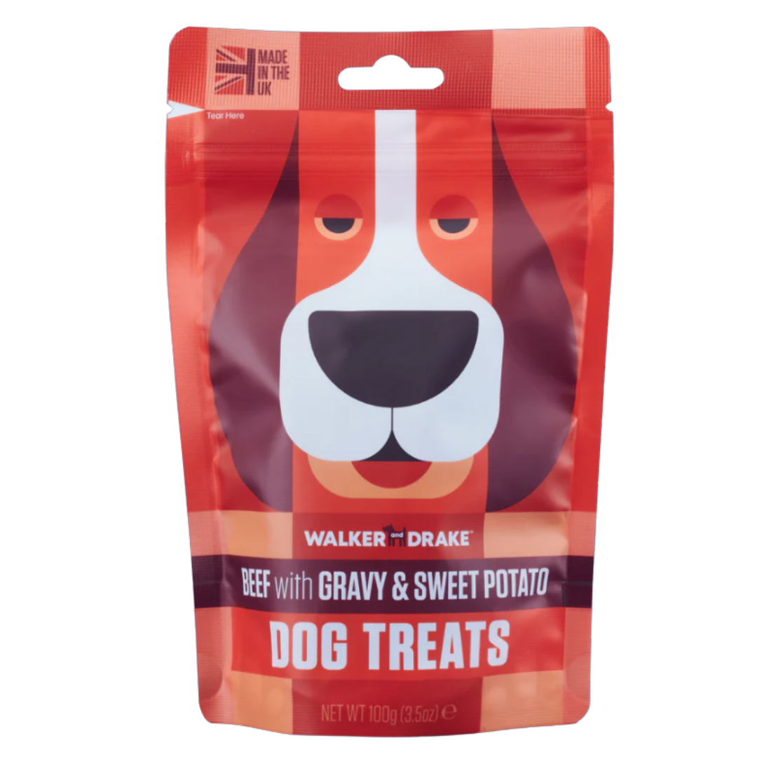 Walker & Drake Beef with Gravy & Sweet Potato 100g