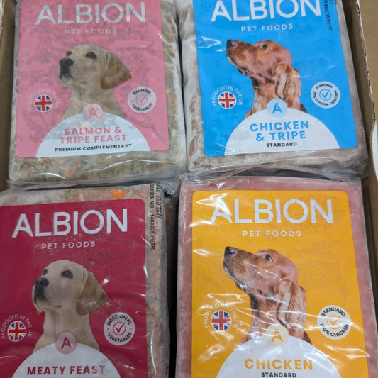 Albion raw dog food in Wiltshire