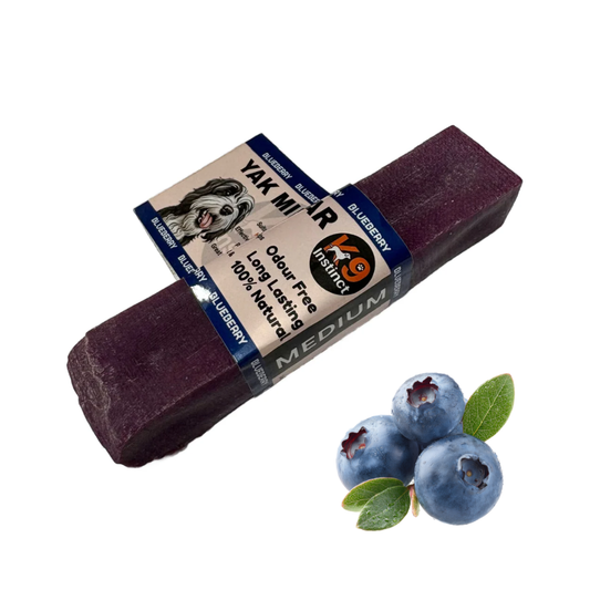 Yak milk bar medium blueberry flavour for dogs