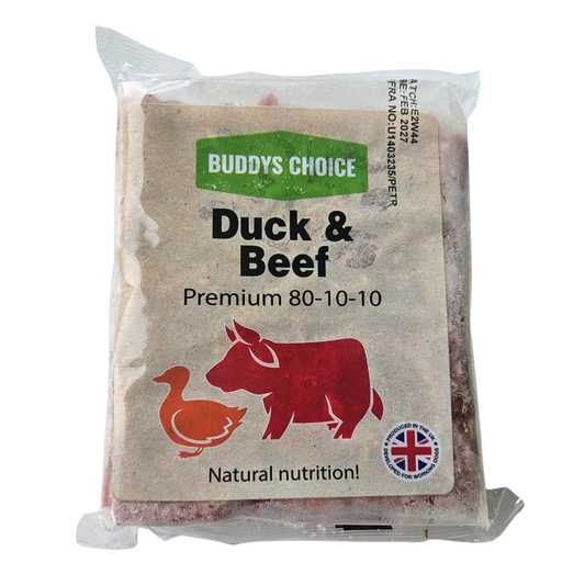 Buddys Choice Duck & Beef Tripe 454g 80/10/10