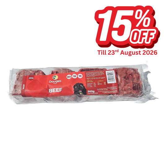 Dougies Beef 80/10/10 560g