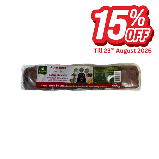Dougies Pure Beef with Superfoods 560g