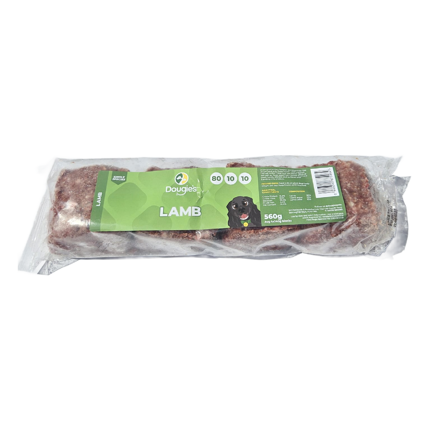Dougies Lamb 80/10/10 560g