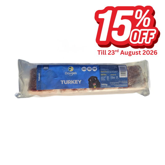 Dougies Turkey 80/10/10 560g