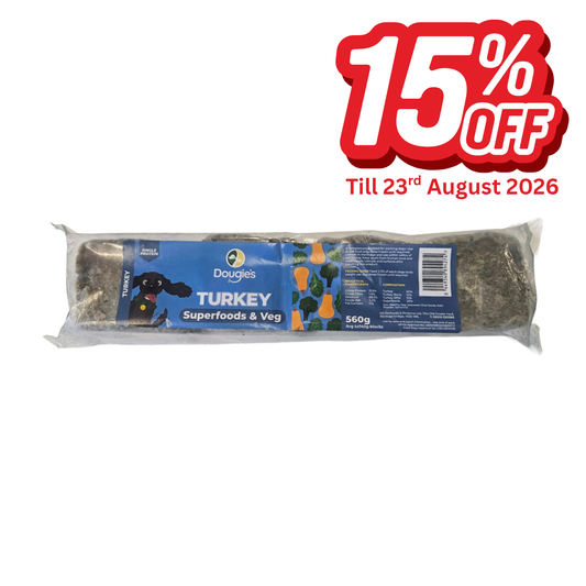 Dougies Pure Turkey with Superfoods 560g